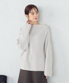 COMME CA ISM / コムサイズム ニット・セーター | ラメモールボートネックニット