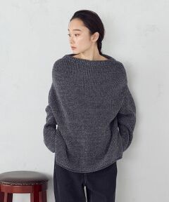 COMME CA ISM / コムサイズム ニット・セーター | ラメモールボートネックニット