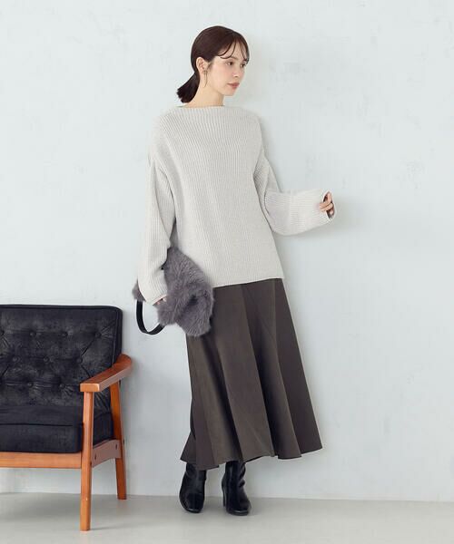 COMME CA ISM / コムサイズム ニット・セーター | ラメモールボートネックニット | 詳細2