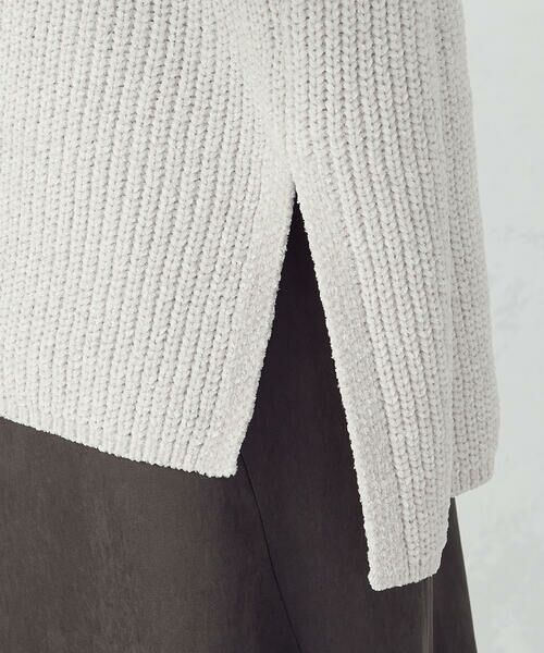 COMME CA ISM / コムサイズム ニット・セーター | ラメモールボートネックニット | 詳細9