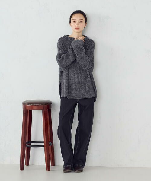COMME CA ISM / コムサイズム ニット・セーター | ラメモールボートネックニット | 詳細12