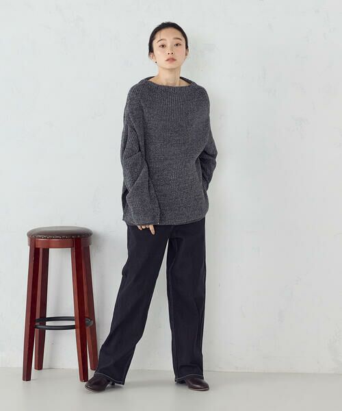 COMME CA ISM / コムサイズム ニット・セーター | ラメモールボートネックニット | 詳細14