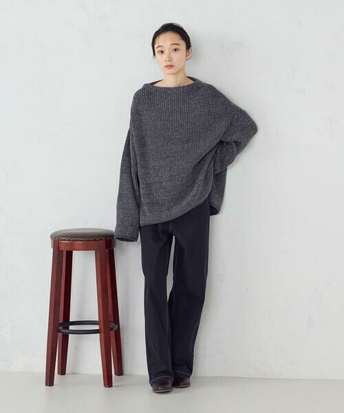 COMME CA ISM / コムサイズム ニット・セーター | ラメモールボートネックニット | 詳細15