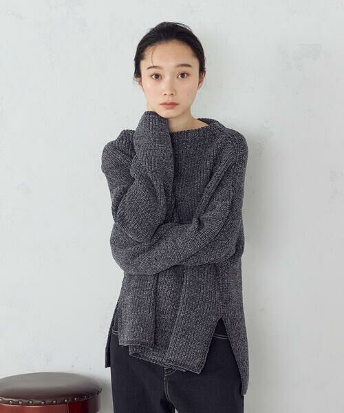 COMME CA ISM / コムサイズム ニット・セーター | ラメモールボートネックニット | 詳細16