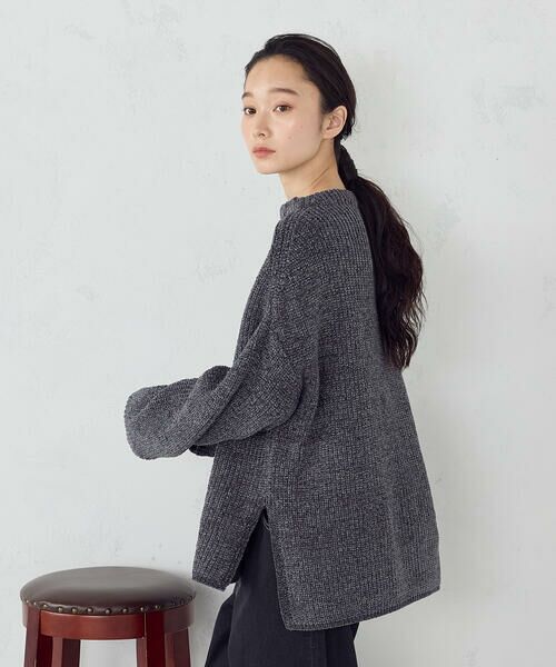 COMME CA ISM / コムサイズム ニット・セーター | ラメモールボートネックニット | 詳細17