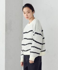 COMME CA ISM / コムサイズム ニット・セーター | 【ウォッシャブル】アート柄ニット
