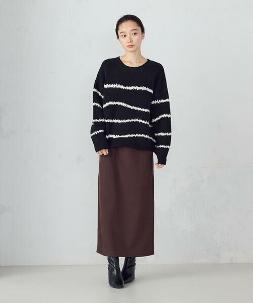 COMME CA ISM / コムサイズム ニット・セーター | 【ウォッシャブル】アート柄ニット | 詳細7