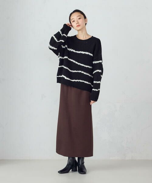 COMME CA ISM / コムサイズム ニット・セーター | 【ウォッシャブル】アート柄ニット | 詳細8