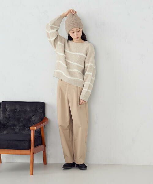 COMME CA ISM / コムサイズム ニット・セーター | 【ウォッシャブル】アート柄ニット | 詳細12