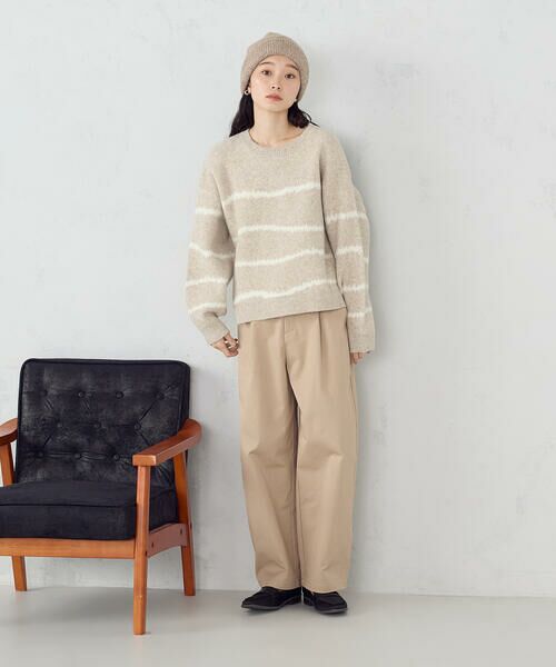 COMME CA ISM / コムサイズム ニット・セーター | 【ウォッシャブル】アート柄ニット | 詳細13