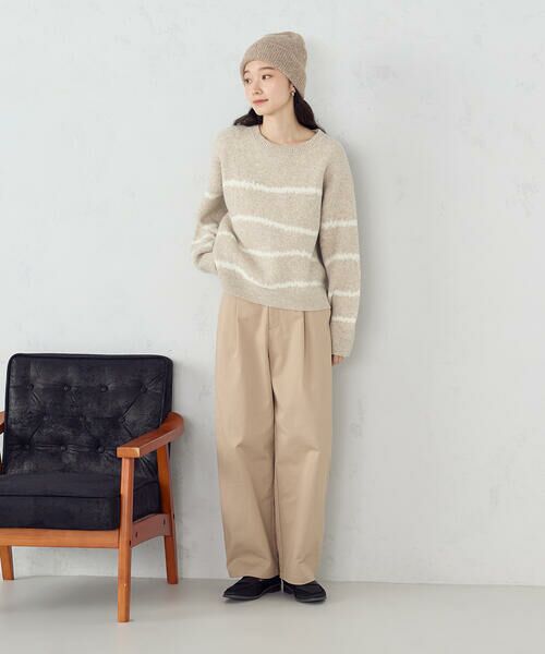 COMME CA ISM / コムサイズム ニット・セーター | 【ウォッシャブル】アート柄ニット | 詳細14