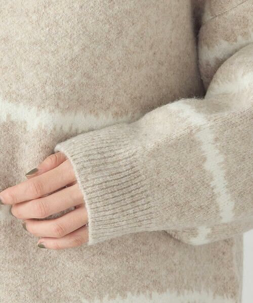 COMME CA ISM / コムサイズム ニット・セーター | 【ウォッシャブル】アート柄ニット | 詳細22