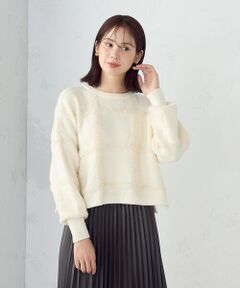 COMME CA ISM / コムサイズム ニット・セーター | チェックジャガードニット