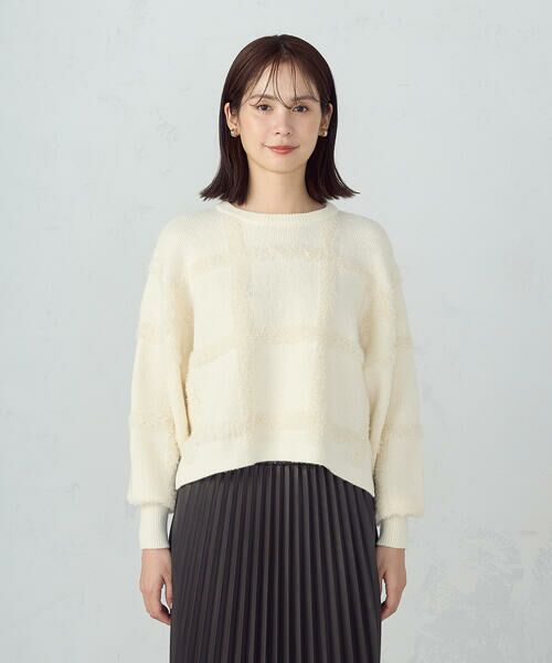 COMME CA ISM / コムサイズム ニット・セーター | チェックジャガードニット | 詳細6