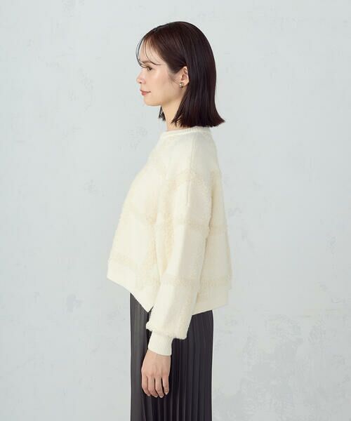 COMME CA ISM / コムサイズム ニット・セーター | チェックジャガードニット | 詳細7