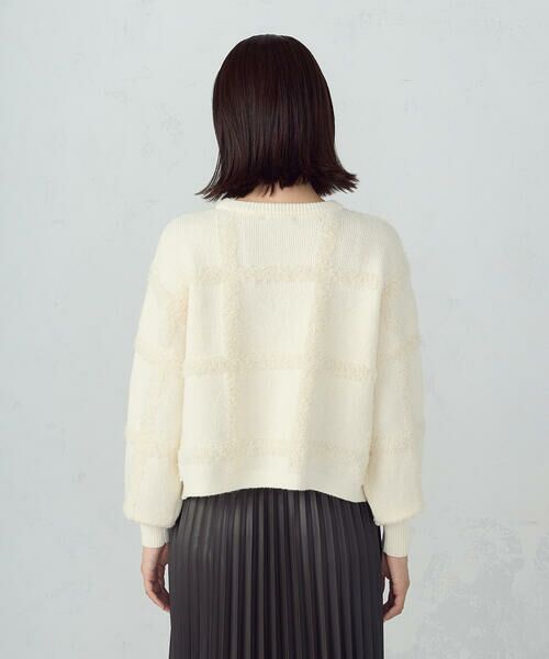 COMME CA ISM / コムサイズム ニット・セーター | チェックジャガードニット | 詳細8