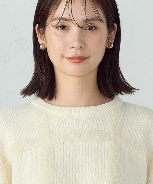 COMME CA ISM / コムサイズム ニット・セーター | チェックジャガードニット | 詳細9