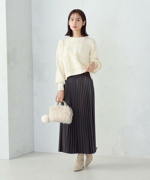 COMME CA ISM / コムサイズム ニット・セーター | チェックジャガードニット | 詳細3