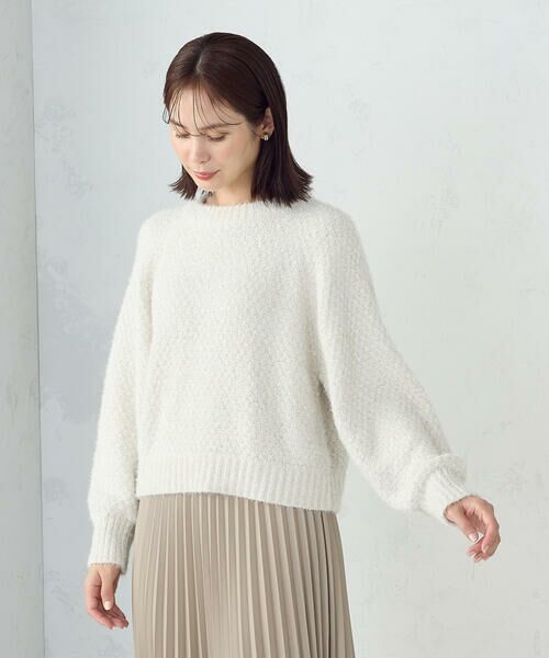 COMME CA ISM / コムサイズム ニット・セーター | 【ウォッシャブル】ミックスラメモールニット | 詳細3