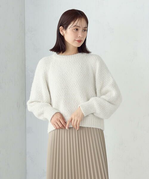 COMME CA ISM / コムサイズム ニット・セーター | 【ウォッシャブル】ミックスラメモールニット | 詳細4