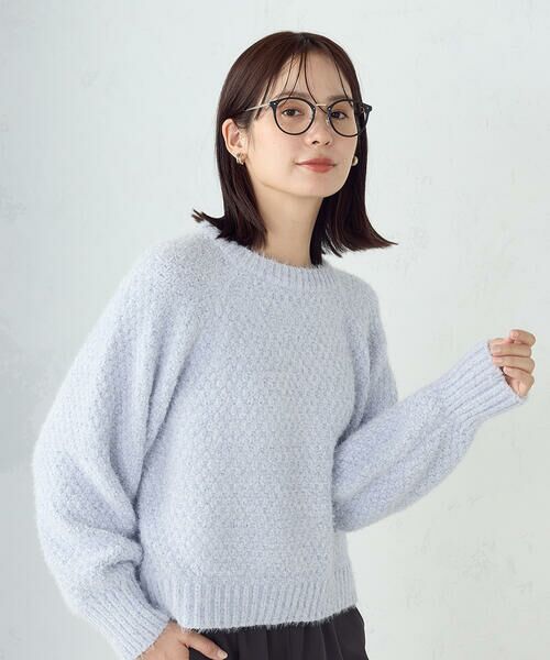 COMME CA ISM / コムサイズム ニット・セーター | 【ウォッシャブル】ミックスラメモールニット | 詳細12