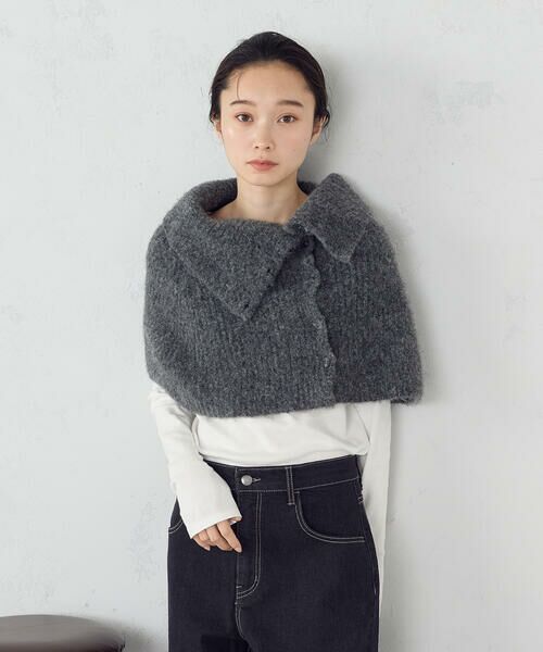 COMME CA ISM / コムサイズム マフラー・ショール・スヌード・ストール | ３ＷＡＹ　スヌード | 詳細1