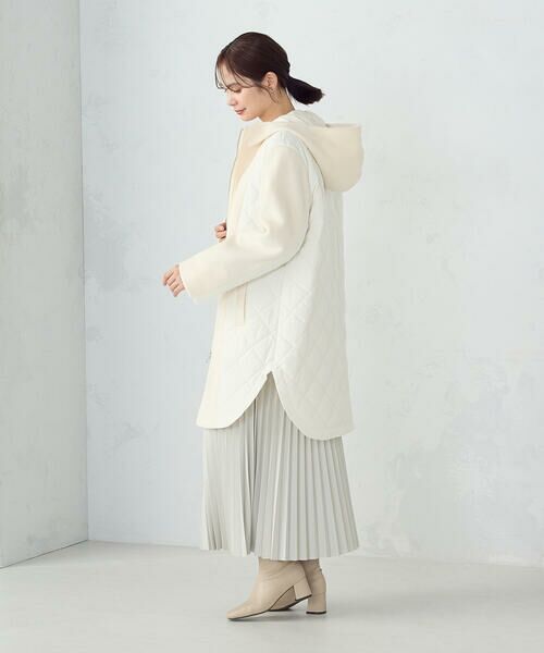 COMME CA ISM / コムサイズム その他アウター | コンビネーションキルトコート | 詳細2