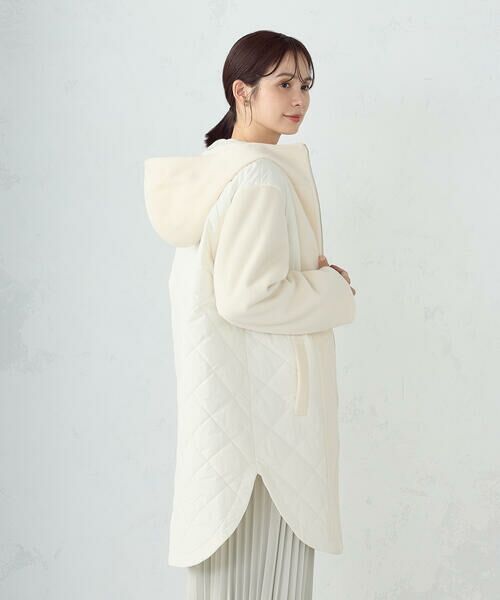COMME CA ISM / コムサイズム その他アウター | コンビネーションキルトコート | 詳細4