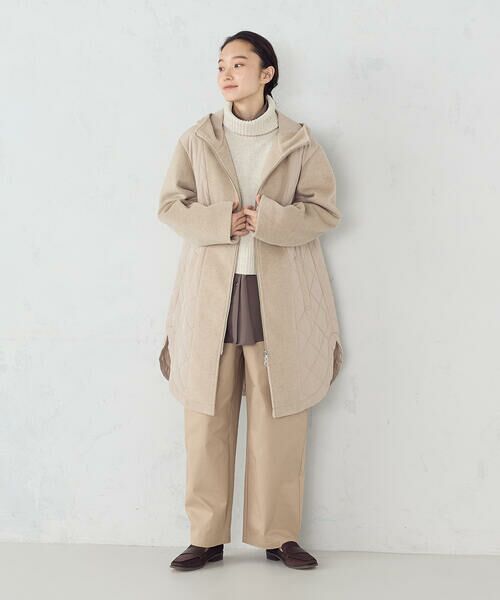 COMME CA ISM / コムサイズム その他アウター | コンビネーションキルトコート | 詳細14