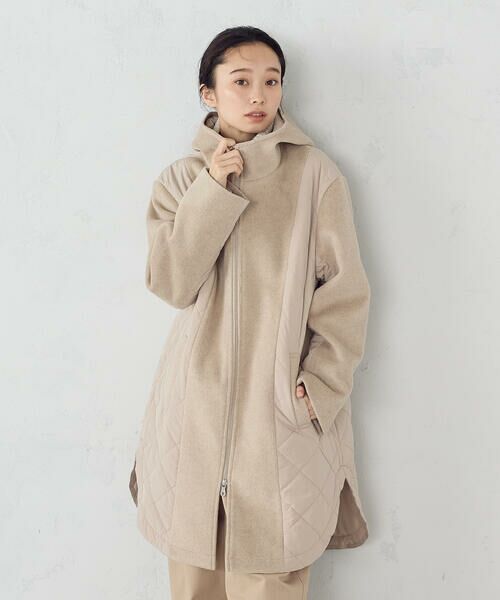 COMME CA ISM / コムサイズム その他アウター | コンビネーションキルトコート | 詳細17