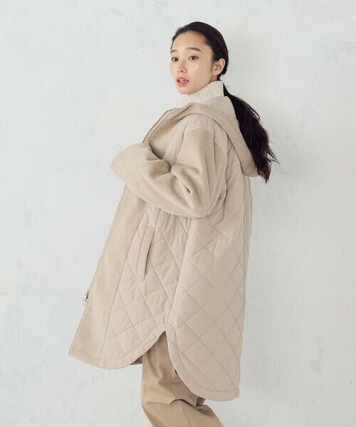 COMME CA ISM / コムサイズム その他アウター | コンビネーションキルトコート | 詳細18