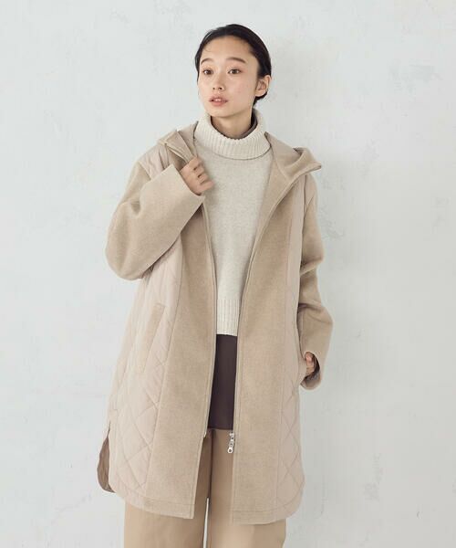 COMME CA ISM / コムサイズム その他アウター | コンビネーションキルトコート | 詳細19