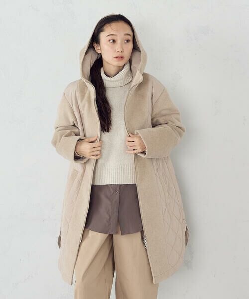 COMME CA ISM / コムサイズム その他アウター | コンビネーションキルトコート | 詳細20