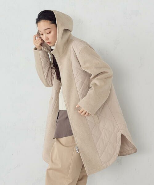COMME CA ISM / コムサイズム その他アウター | コンビネーションキルトコート | 詳細21