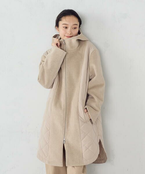 COMME CA ISM / コムサイズム その他アウター | コンビネーションキルトコート | 詳細22
