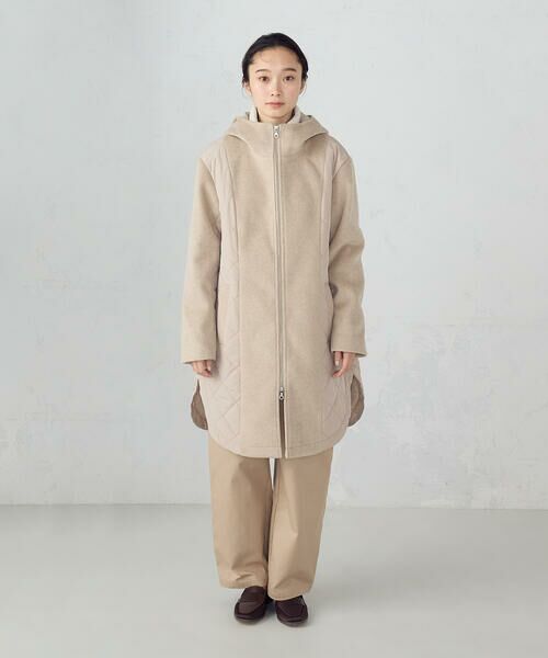 COMME CA ISM / コムサイズム その他アウター | コンビネーションキルトコート | 詳細23