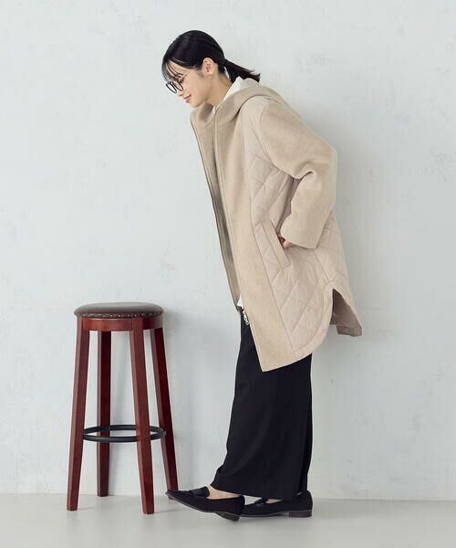 COMME CA ISM / コムサイズム その他アウター | コンビネーションキルトコート | 詳細12