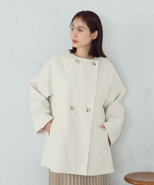 COMME CA ISM / コムサイズム その他アウター | Ｗフェイスコート | 詳細4