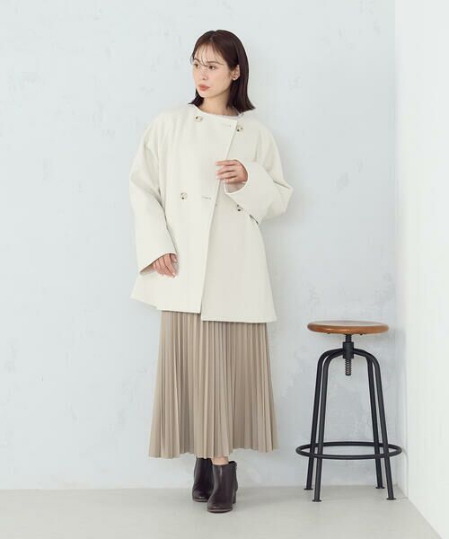 COMME CA ISM / コムサイズム その他アウター | Ｗフェイスコート | 詳細2