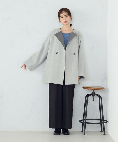 COMME CA ISM / コムサイズム その他アウター | Ｗフェイスコート | 詳細6