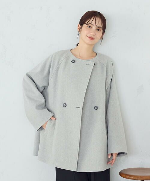 COMME CA ISM / コムサイズム その他アウター | Ｗフェイスコート | 詳細10