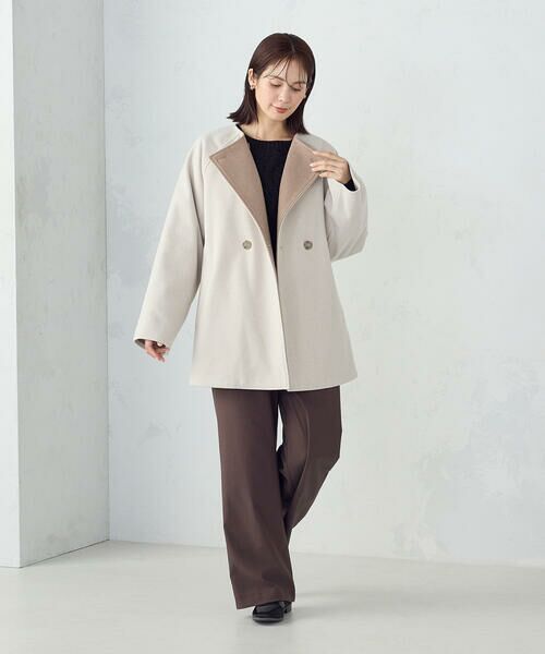 COMME CA ISM / コムサイズム その他アウター | Ｗフェイスコート | 詳細22