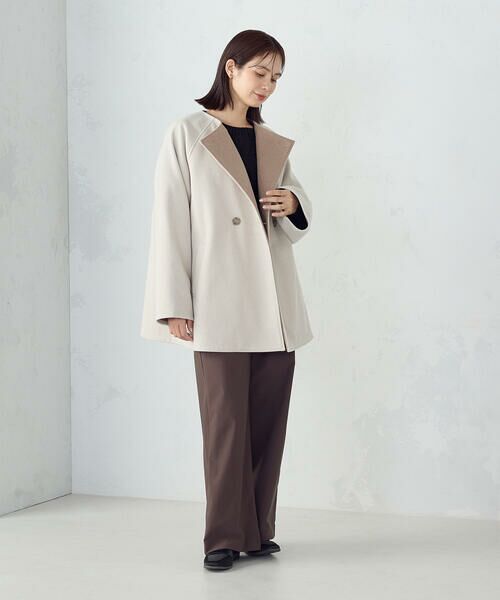 COMME CA ISM / コムサイズム その他アウター | Ｗフェイスコート | 詳細23