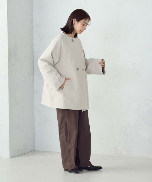 COMME CA ISM / コムサイズム その他アウター | Ｗフェイスコート | 詳細24