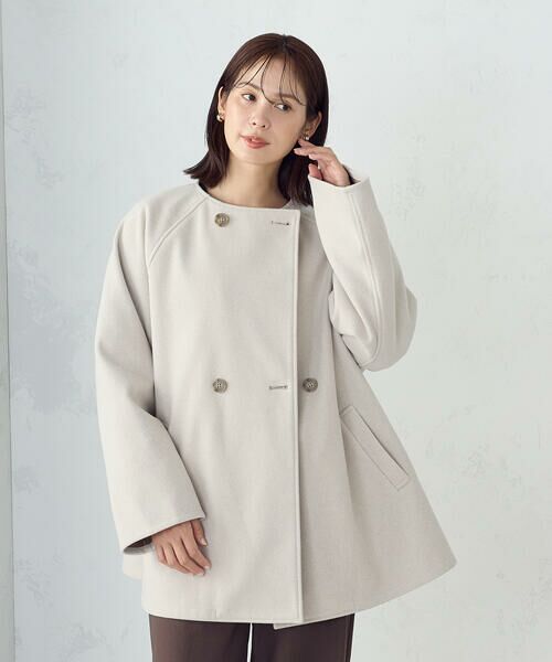 COMME CA ISM / コムサイズム その他アウター | Ｗフェイスコート | 詳細26