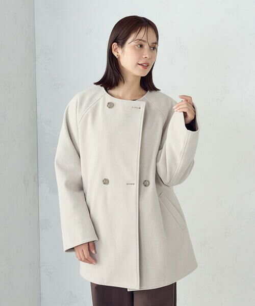 COMME CA ISM / コムサイズム その他アウター | Ｗフェイスコート | 詳細27