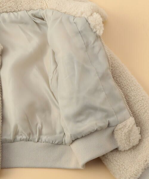 COMME CA ISM / コムサイズム ベビー・キッズグッズ | ボアフリース ショート ブルゾン(ベビーサイズ) | 詳細6