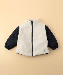 COMME CA ISM / コムサイズム ベビー・キッズグッズ | 【オンライン限定カラー:ブラック】リバーシブル キルト×ボア ブルゾン(ベビーサイズ)