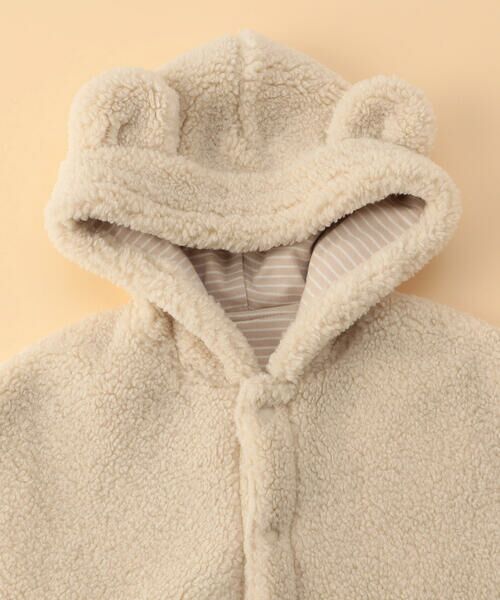 COMME CA ISM / コムサイズム ベビー・キッズグッズ | 【リバーシブル】クマ耳付き マント | 詳細7