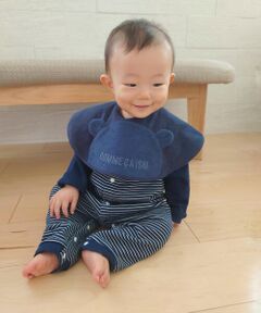 COMME CA ISM / コムサイズム スタイ・ビブ | 【リバーシブル】クマ耳付き スタイ